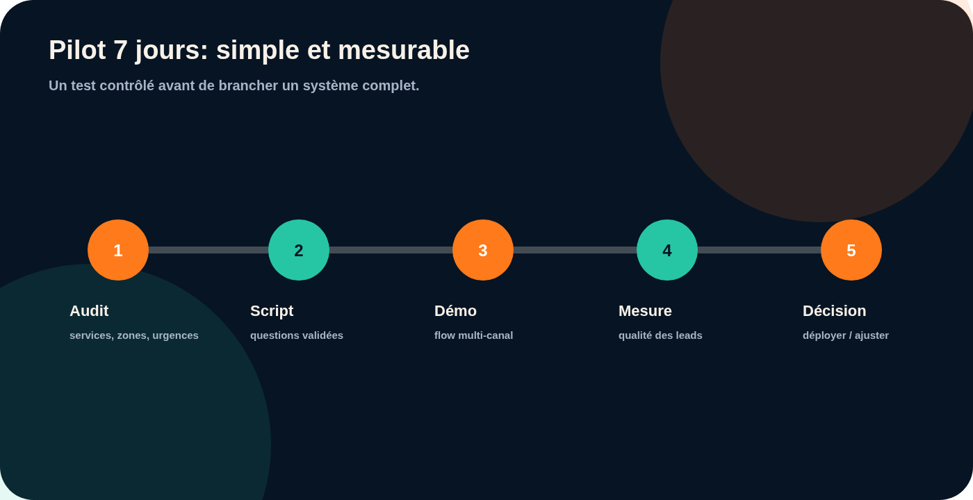 Timeline pilot Reponai